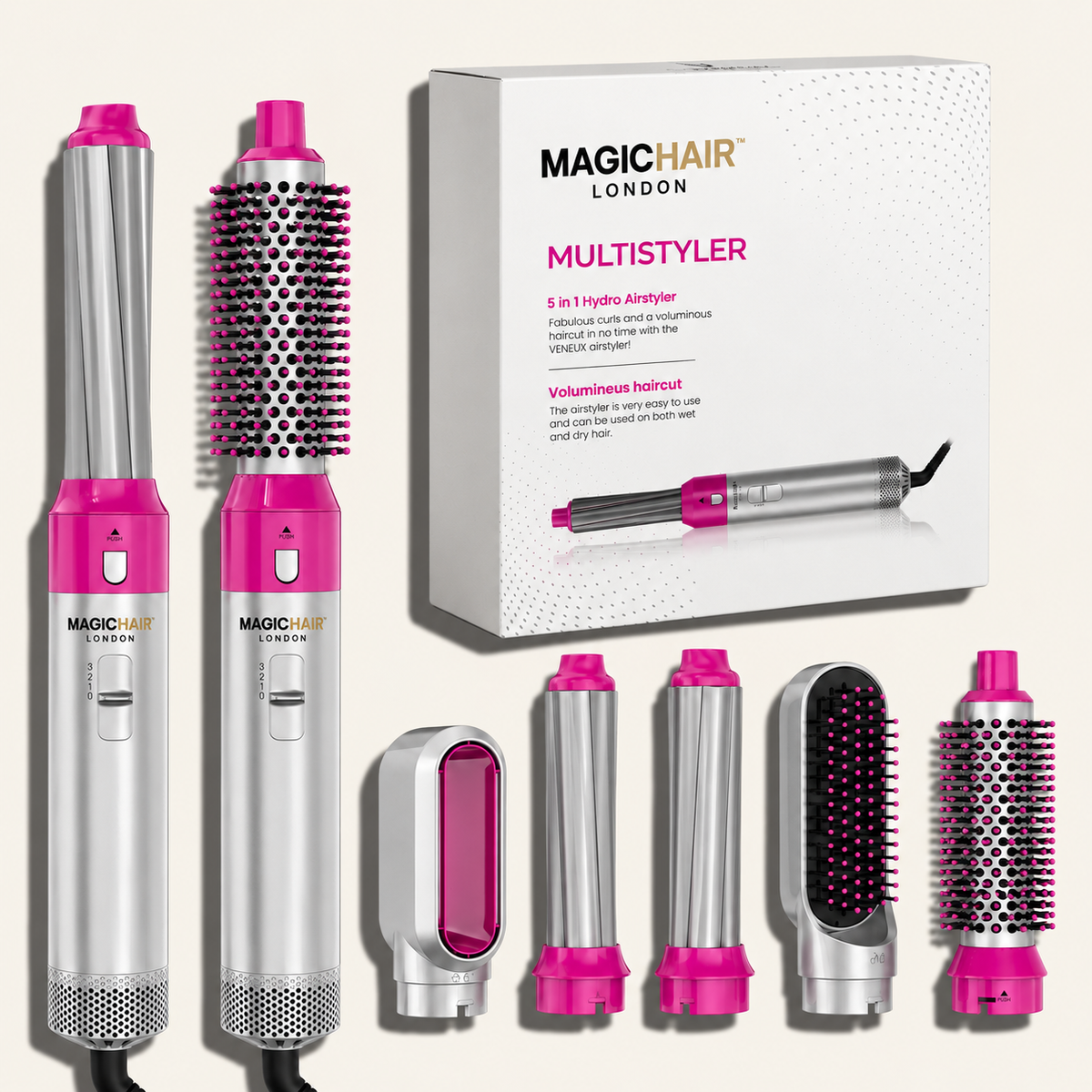 Dry, Curl, Volumise & Straighten 5-in-1 MagicHair